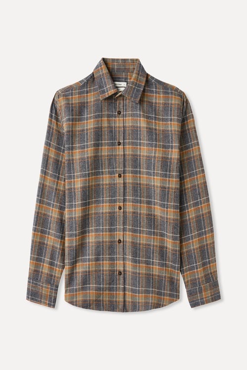 REGULAR FIT EKOSELİ UZUN KOLLU GÖMLEK