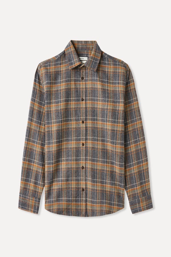 REGULAR FIT EKOSELİ UZUN KOLLU GÖMLEK