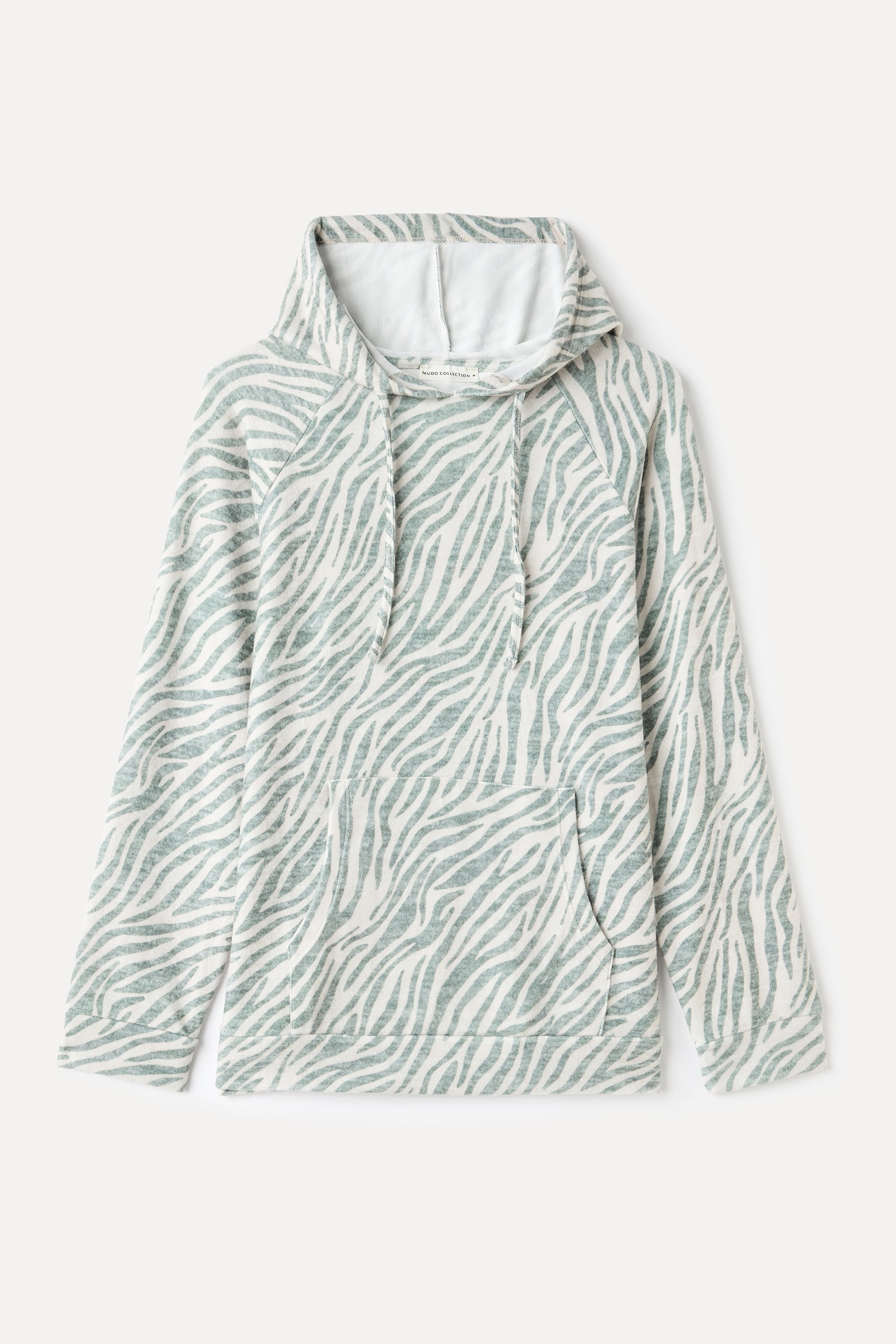 BASKILI KAPÜŞONLU SWEATSHIRT