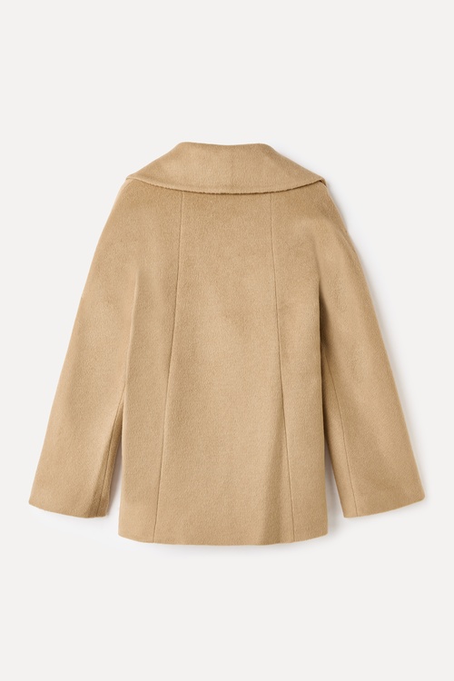  LOOSE FIT KISA YÜN KARIŞIMLI PALTO