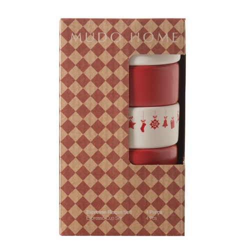  NEW YEAR 4'LÜ FİNCAN SETİ