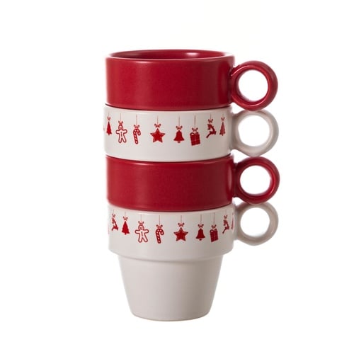  NEW YEAR 4'LÜ FİNCAN SETİ