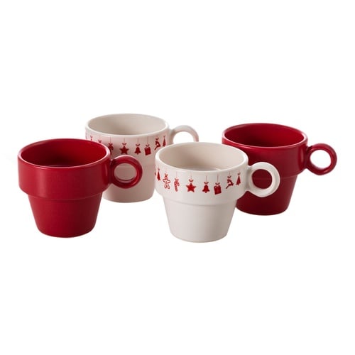  NEW YEAR 4'LÜ FİNCAN SETİ