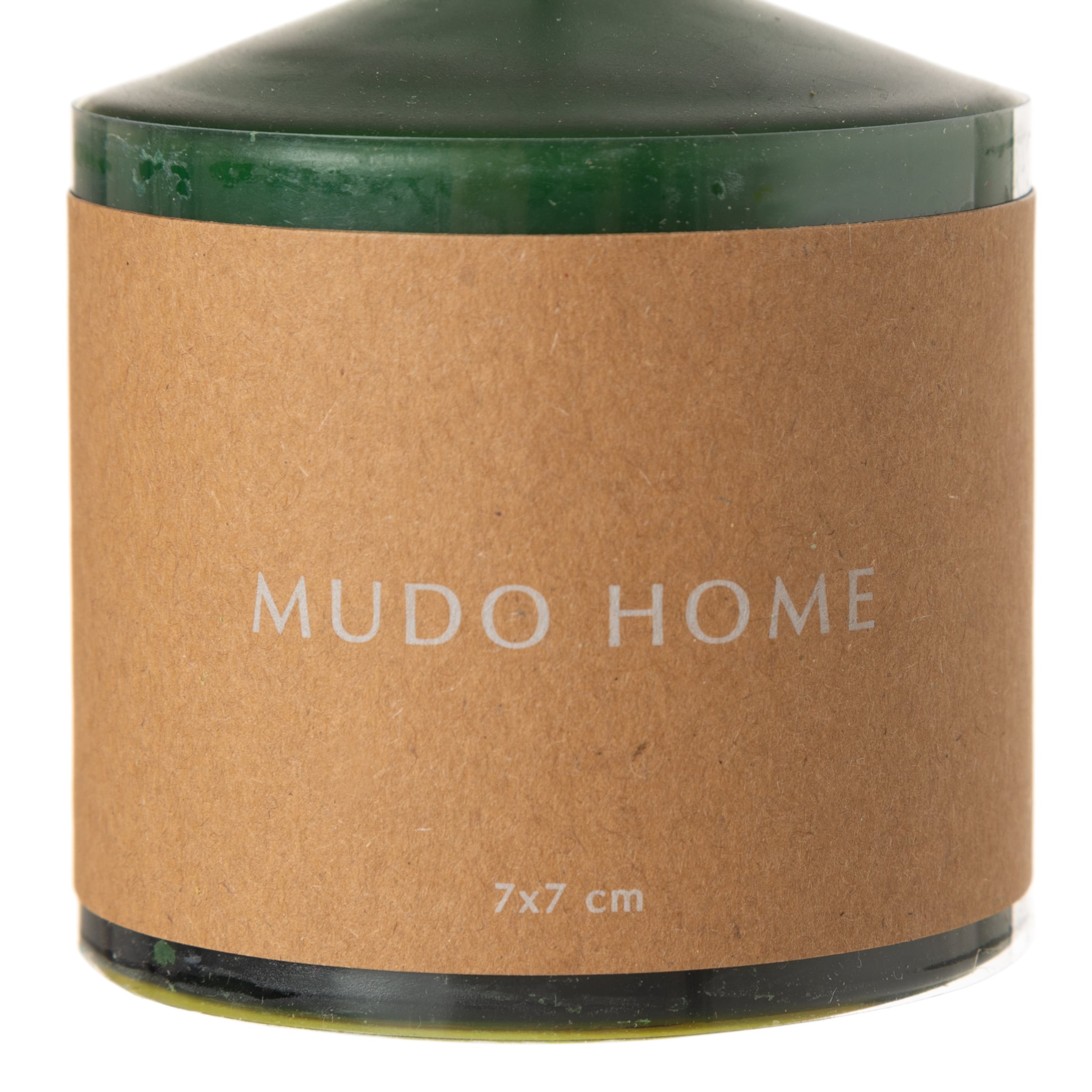 SÜTUN MUM YEŞİL 7X7CM