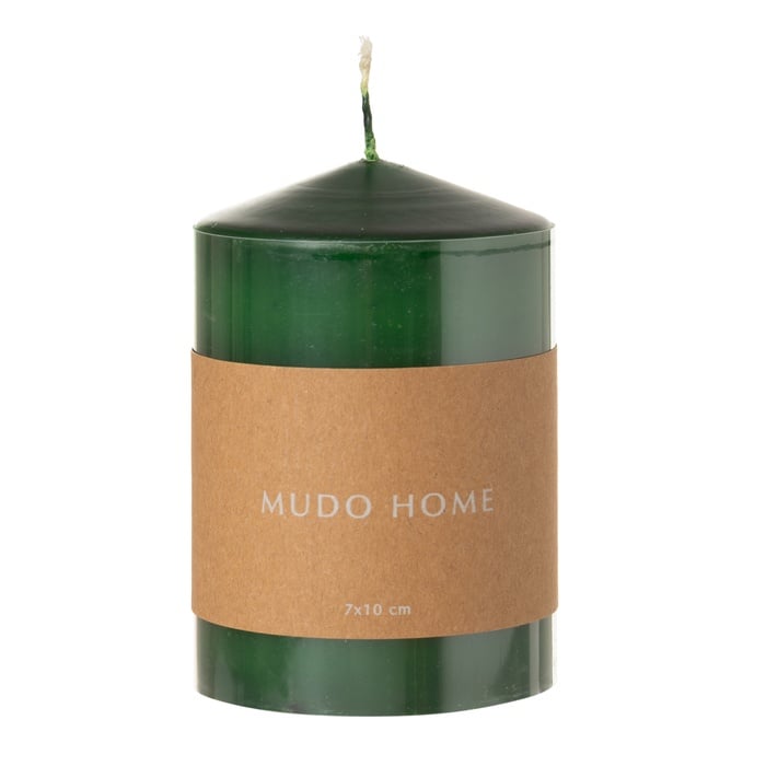 SÜTUN MUM YEŞİL 7X10CM