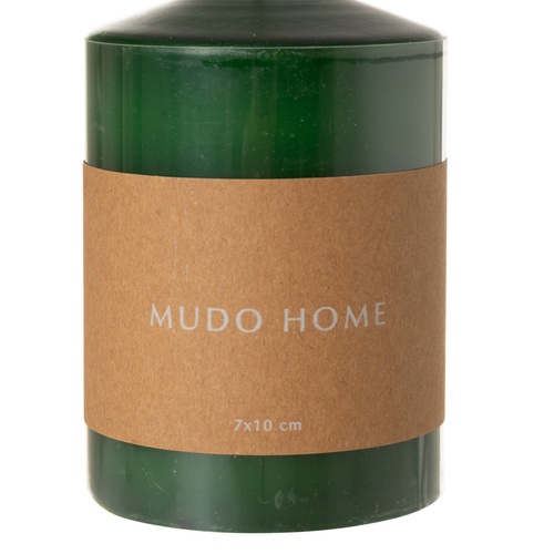 SÜTUN MUM YEŞİL 7X10CM