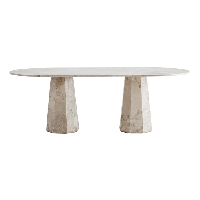 LATTE MARBLE MASA 220 X 100 CM