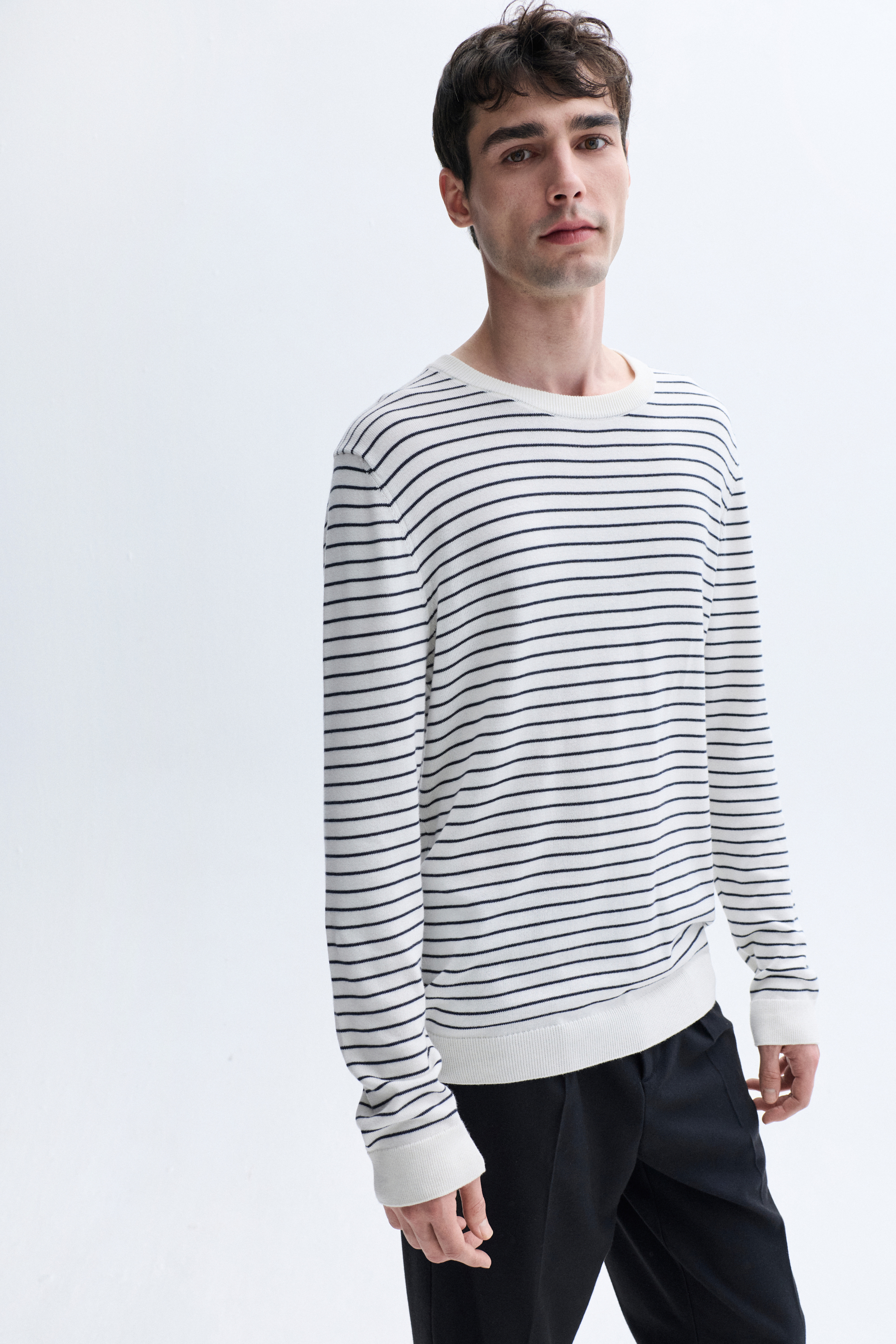 ÇİZGİLİ TRİKO KAZAK