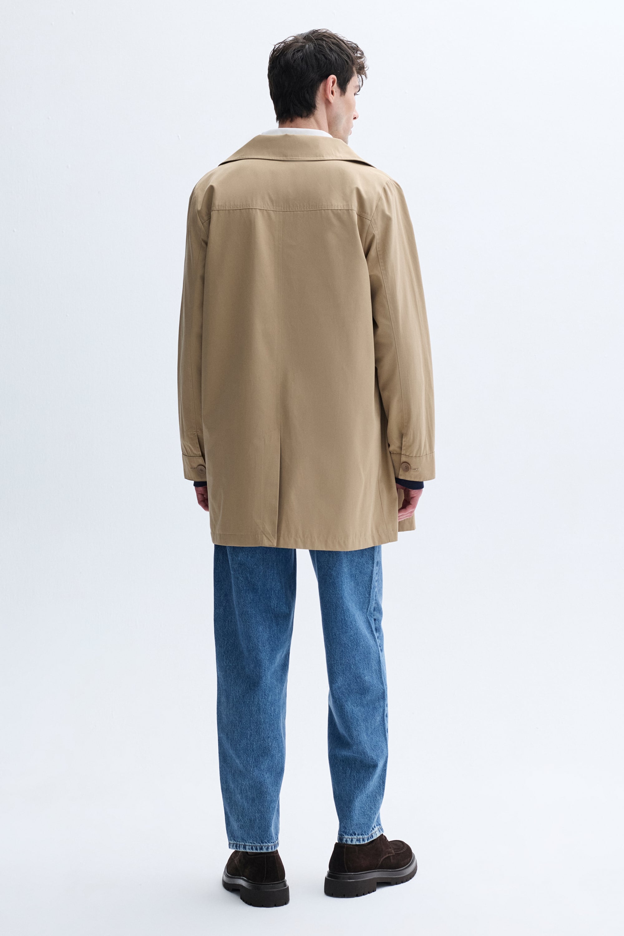 ERKEK YAKA TRENÇKOT