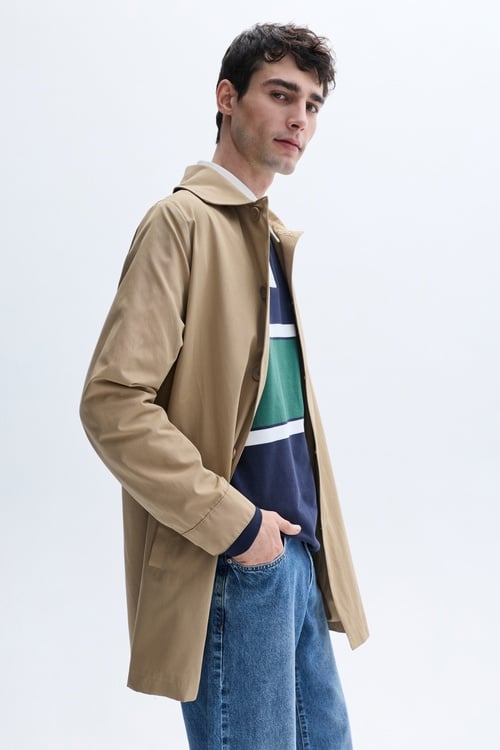 ERKEK YAKA TRENÇKOT