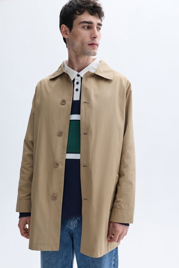 ERKEK YAKA TRENÇKOT