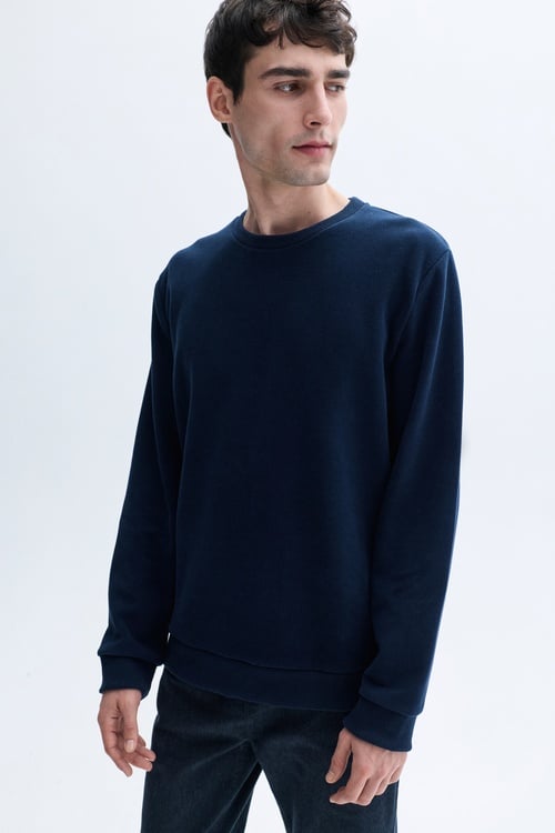 BİSİKLET YAKA SWEATSHIRT