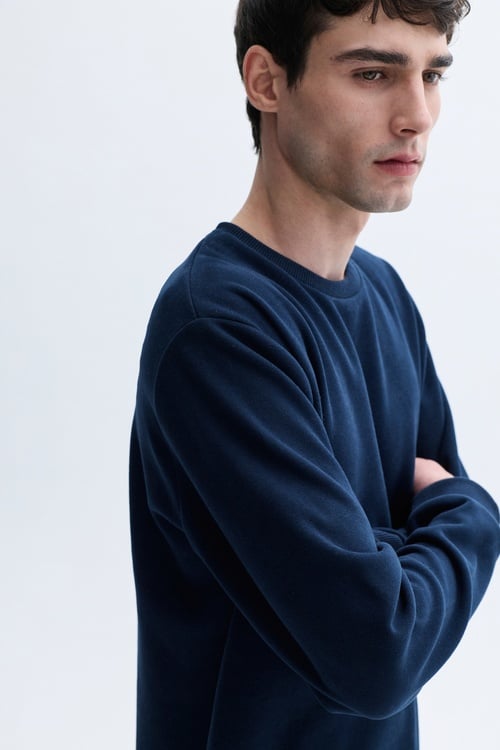 BİSİKLET YAKA SWEATSHIRT