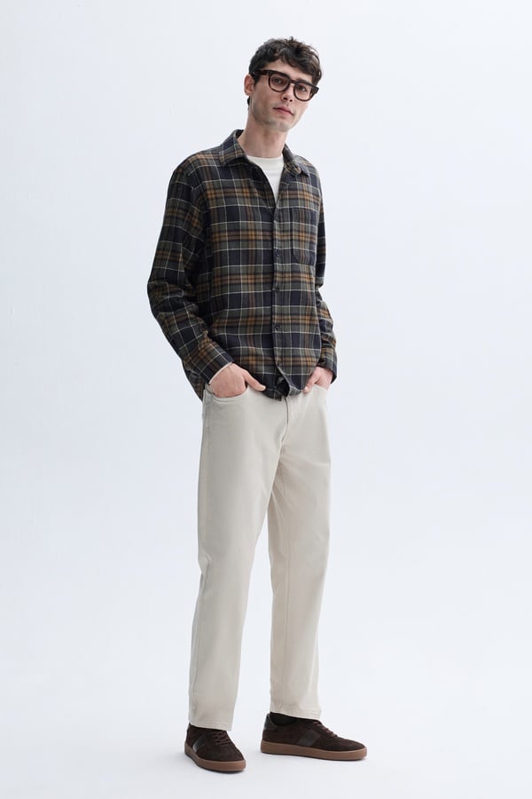 SLIM STRAIGHT FIT PANTOLON