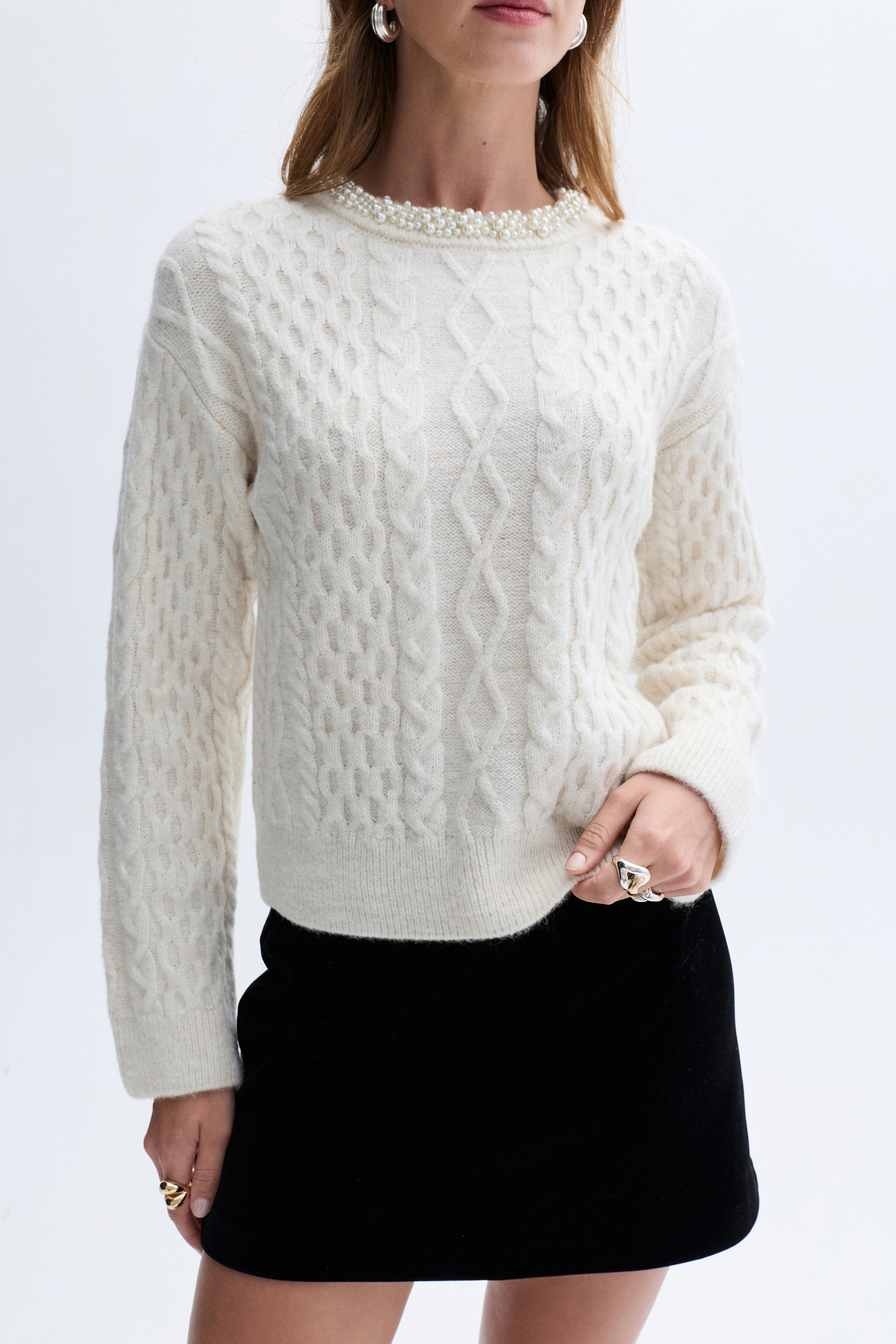 DİKİŞ DETAYLI MİNİ ETEK