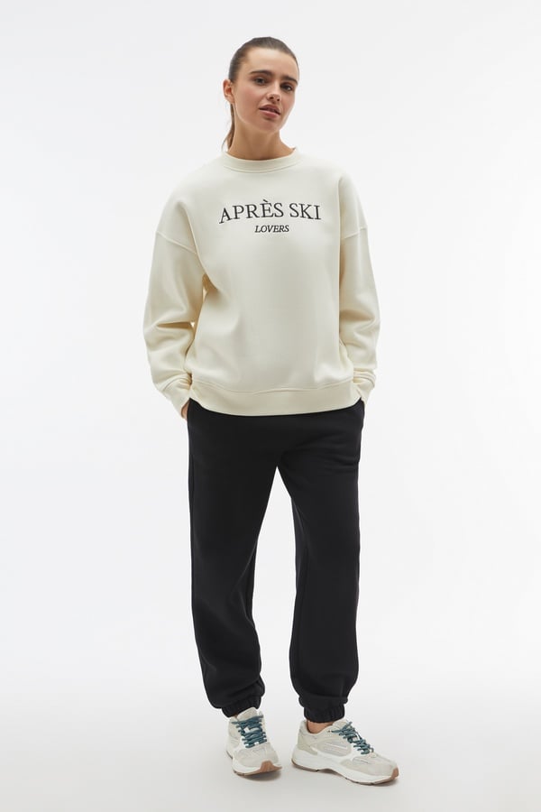 NAKIŞLI LOOSE FIT SWEATSHIRT