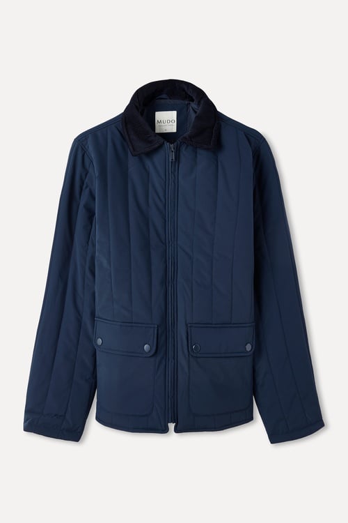  KADİFE YAKA KAPİTONELİ MONT