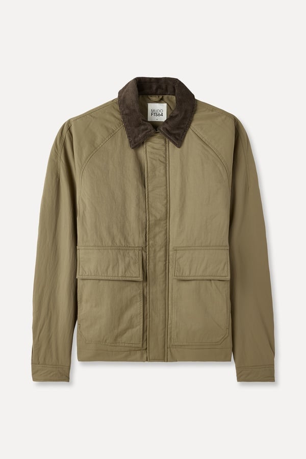 KADİFE YAKA KISA MONT