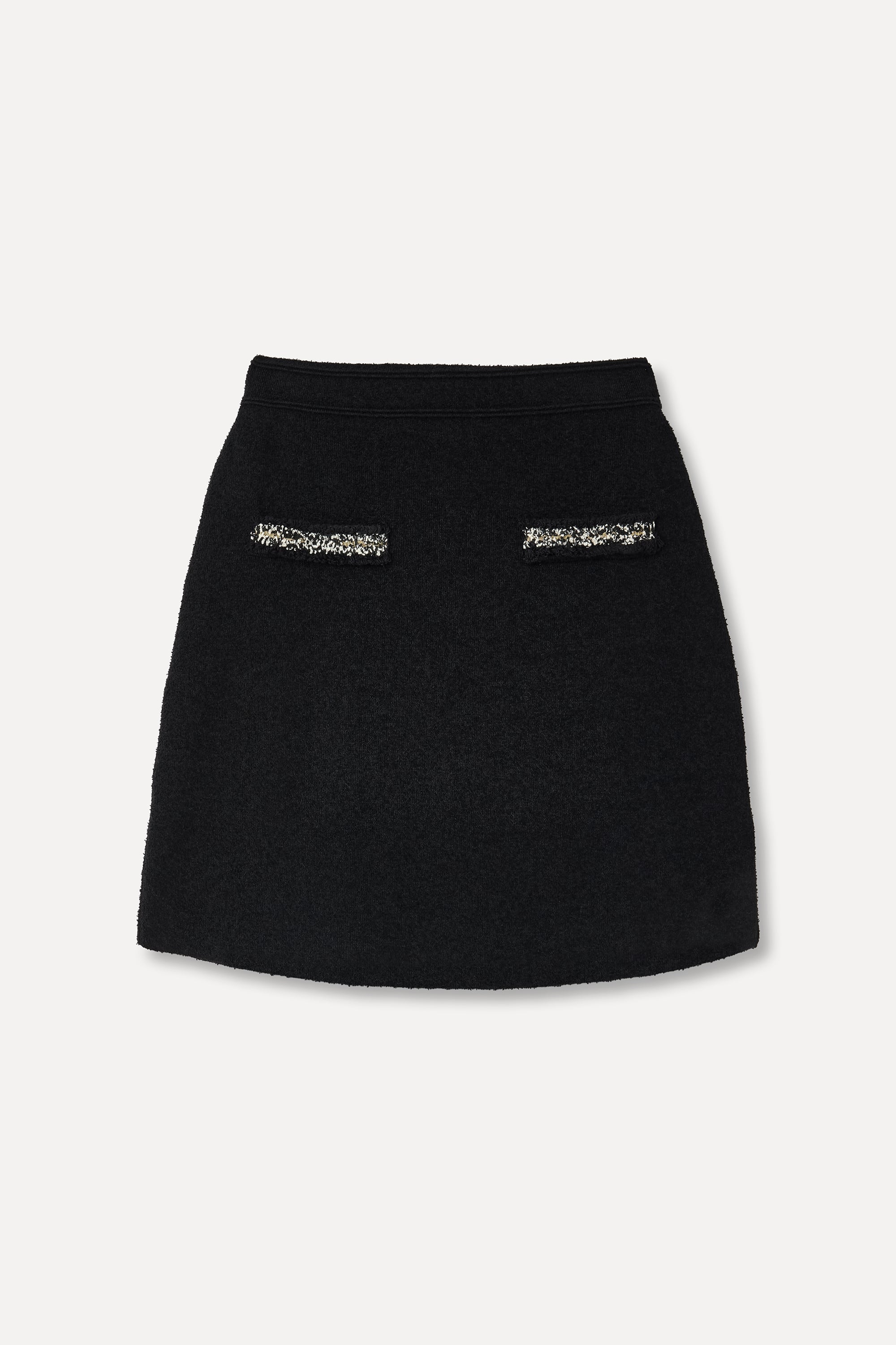 ÖN CEP DETAYLI MİNİ ETEK