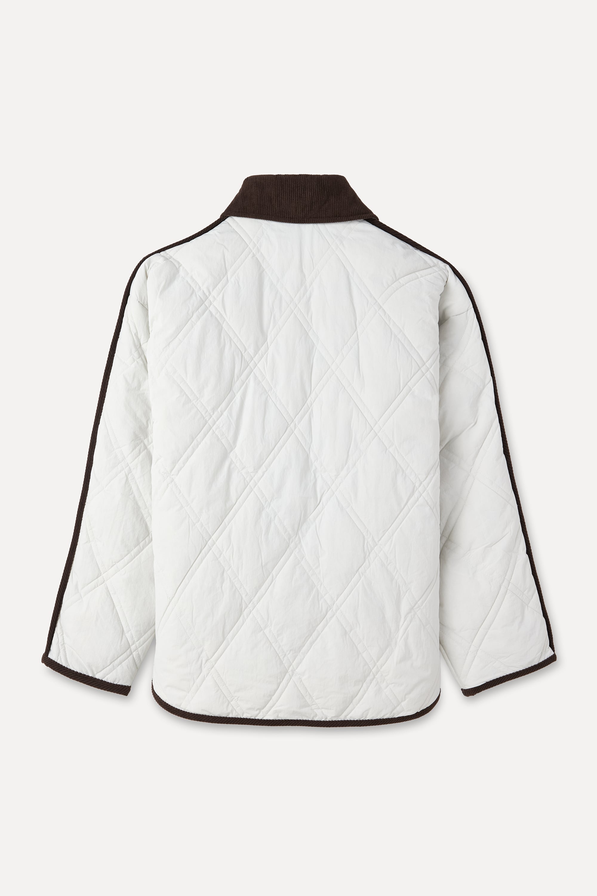 KADİFE YAKA KAPİTONELİ PUFFER MONT