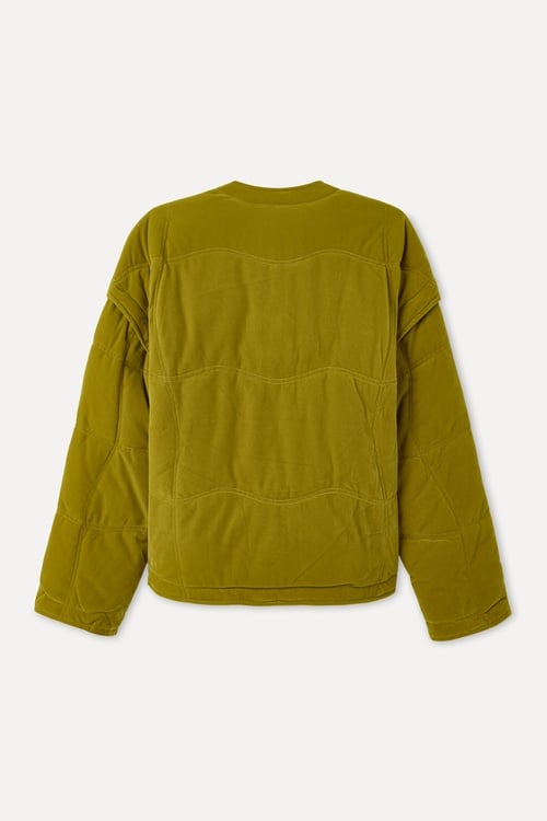  KAPİTONELİ ASİMETRİK KAPAMA CROP MONT CEKET