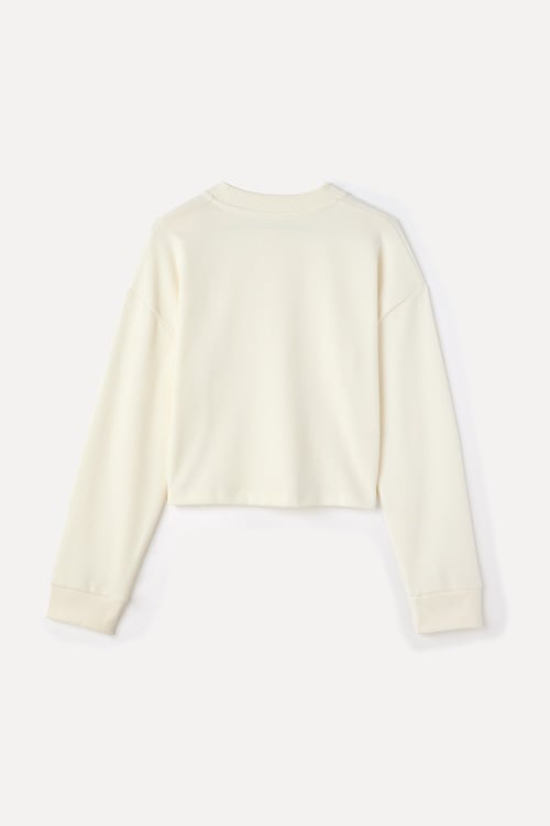 BİSİKLET YAKA SWEATSHIRT