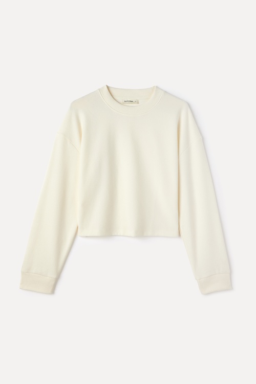 BİSİKLET YAKA SWEATSHIRT