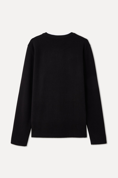  YAKA DETAYLI BİSİKLET YAKA SWEATSHIRT