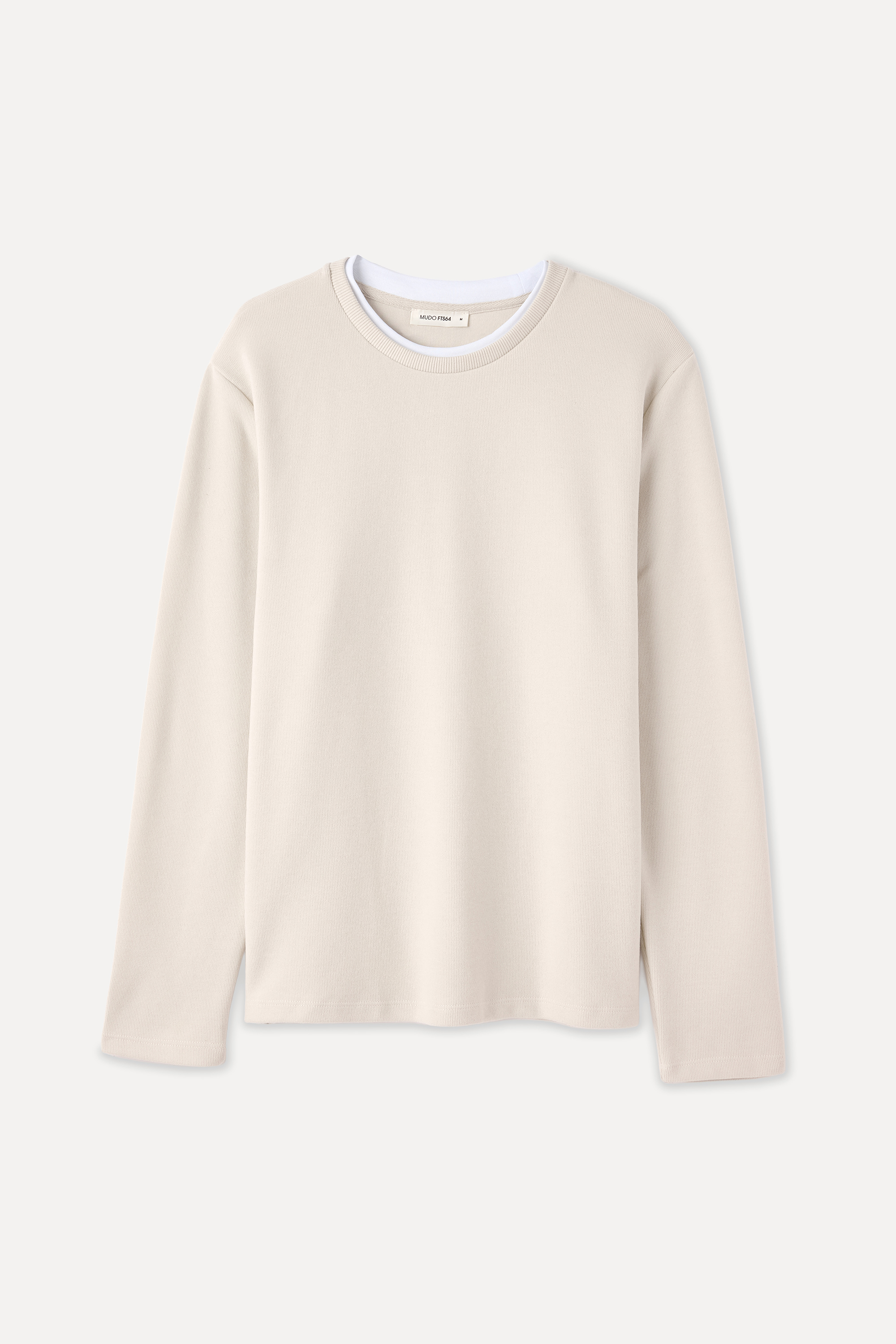 YAKA DETAYLI BİSİKLET YAKA SWEATSHIRT