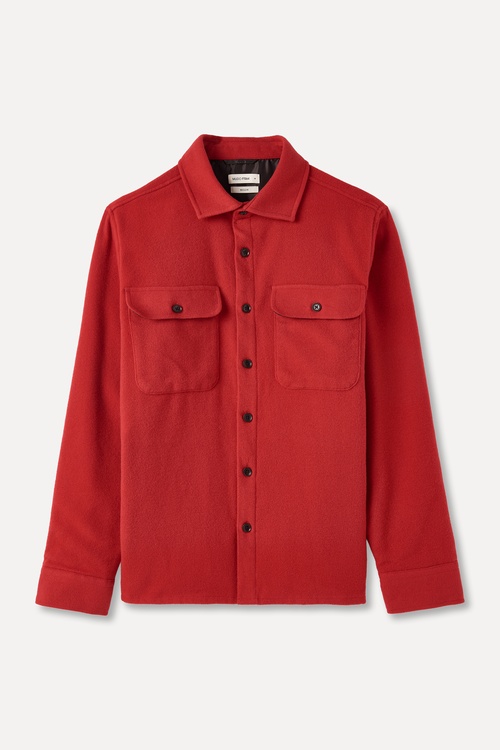 YÜN KARIŞIMLI GÖMLEK CEKET