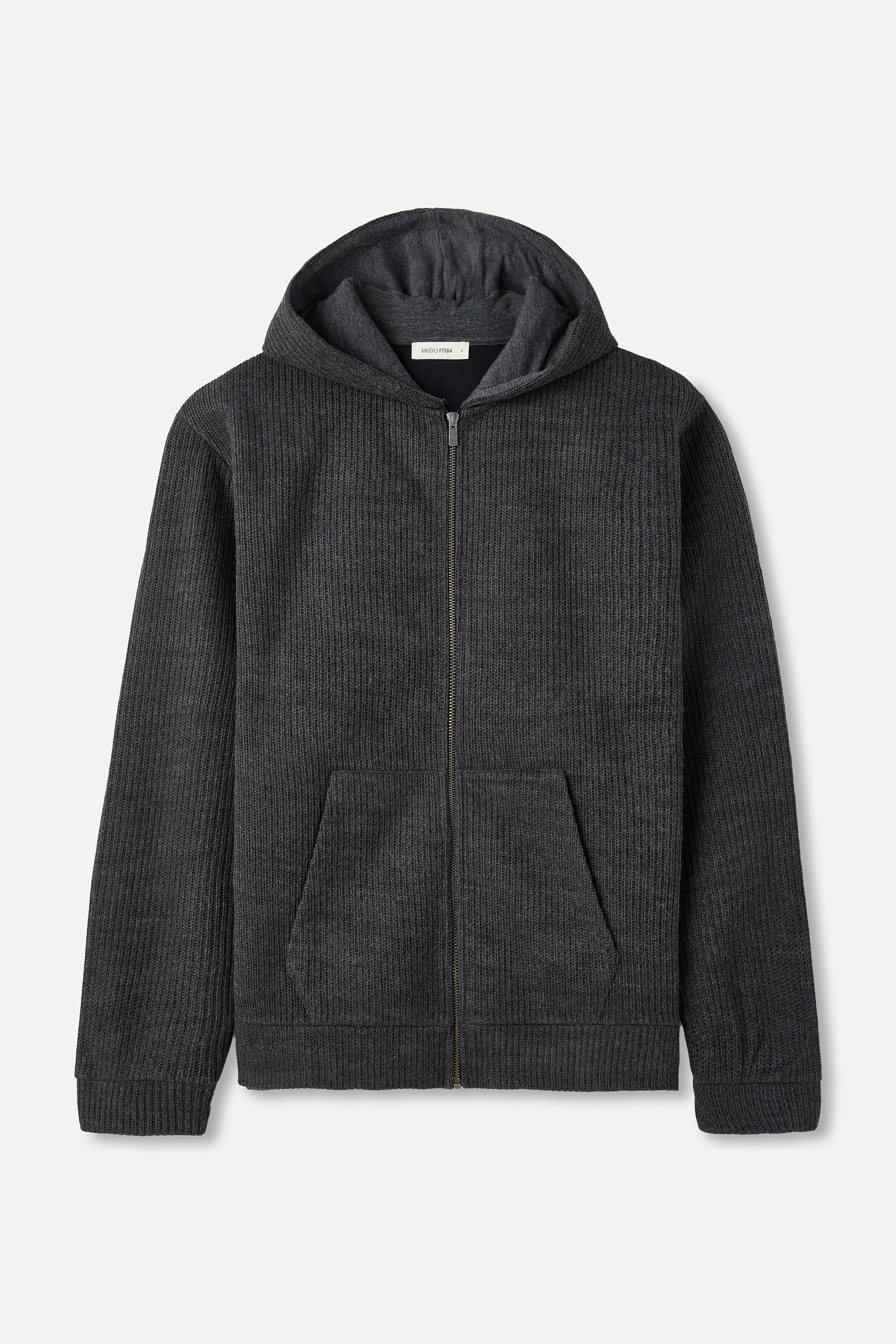 LOOSE FIT FERMUARLI KAPÜŞONLU SWEATSHIRT