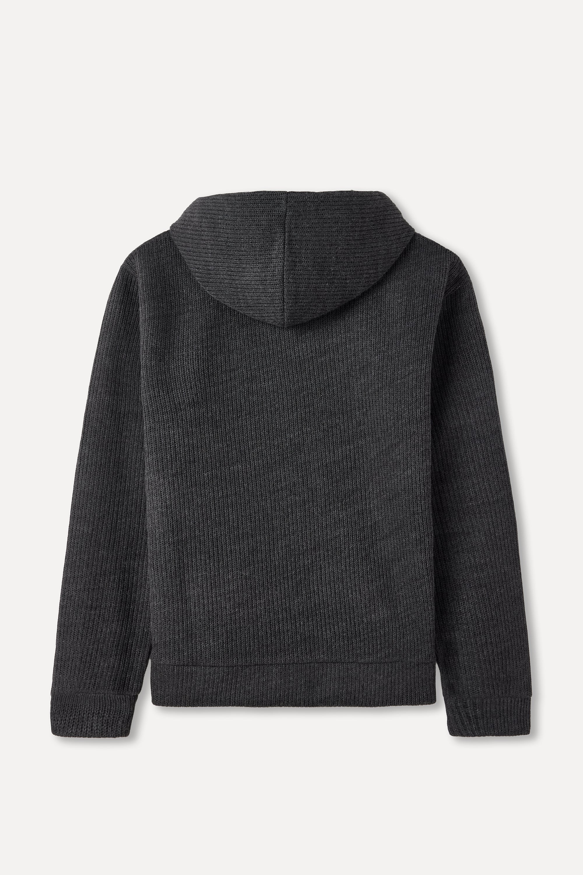 LOOSE FIT FERMUARLI KAPÜŞONLU SWEATSHIRT