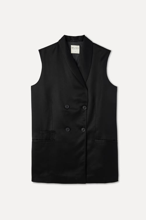 OVERSIZE UZUN KRUVAZE YELEK