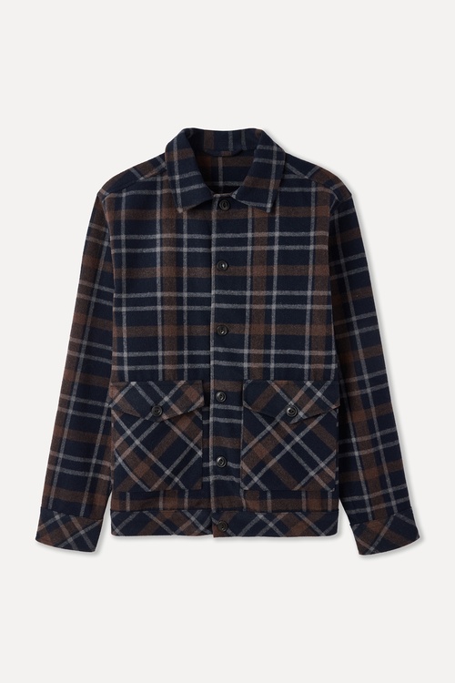  EKOSELİ YÜN KARIŞIMLI CASUAL CEKET