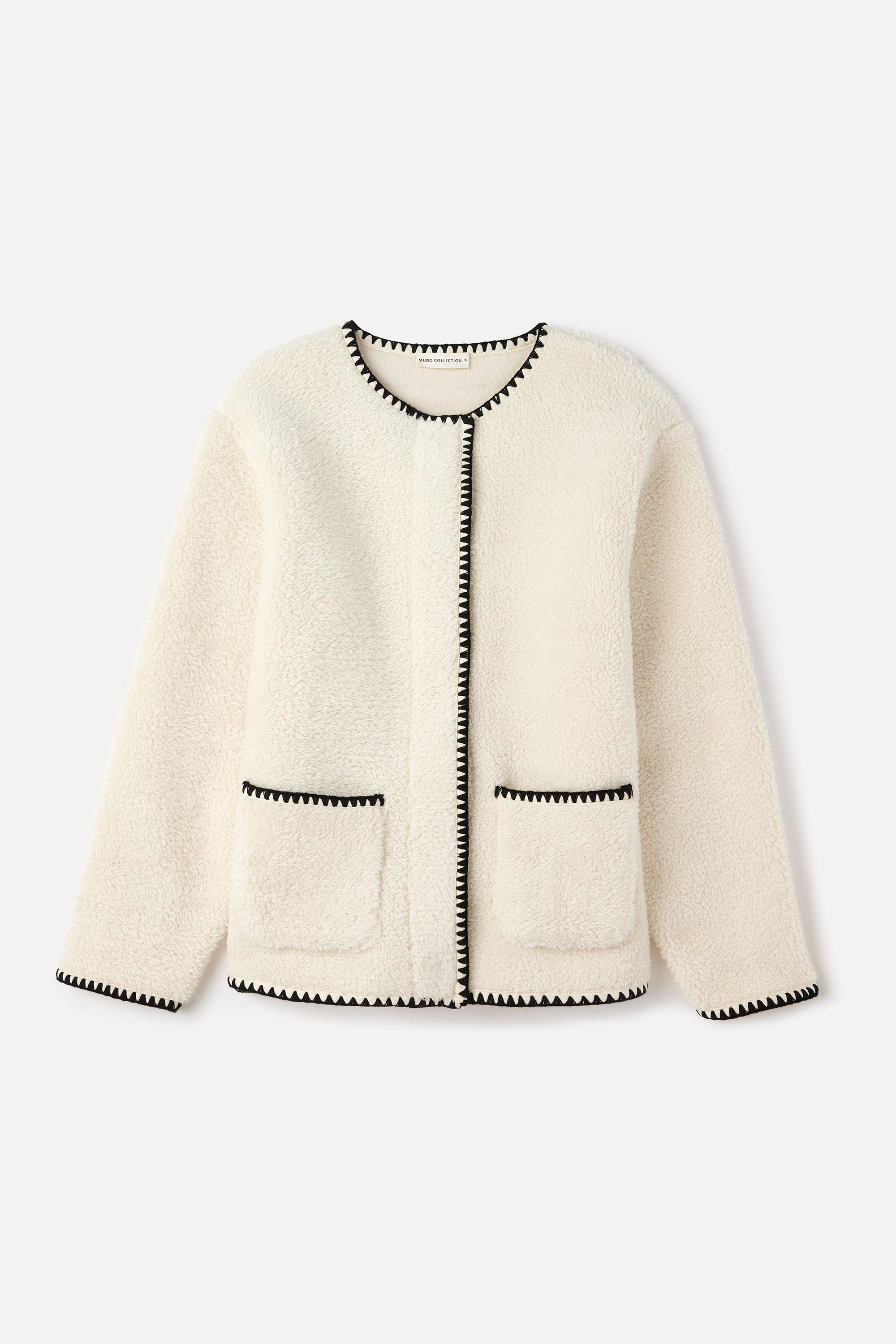 CEP DETAYLI PELÜŞ SWEATSHIRT