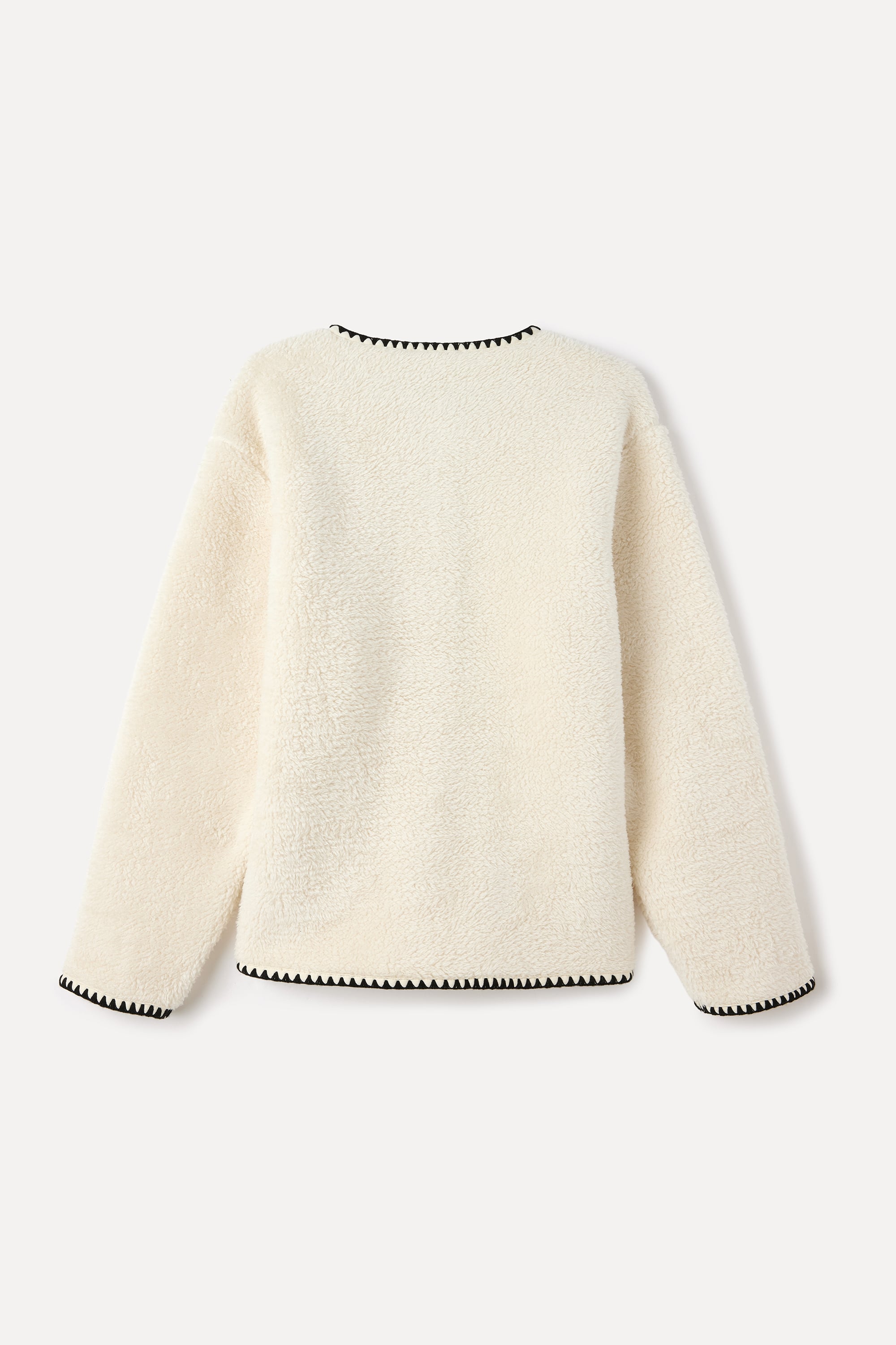 CEP DETAYLI PELÜŞ SWEATSHIRT