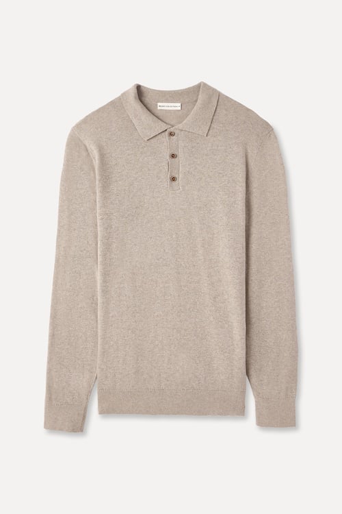 DÜĞMELİ POLO YAKA KAZAK