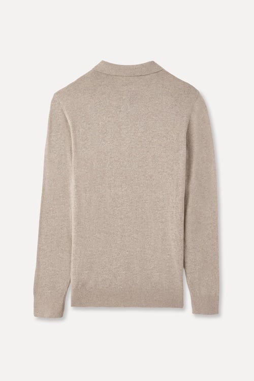 DÜĞMELİ POLO YAKA KAZAK