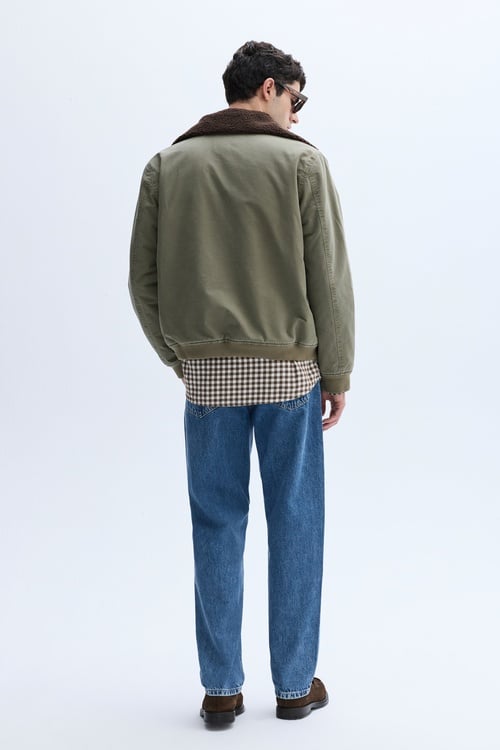 PELÜŞ YAKA KISA MONT