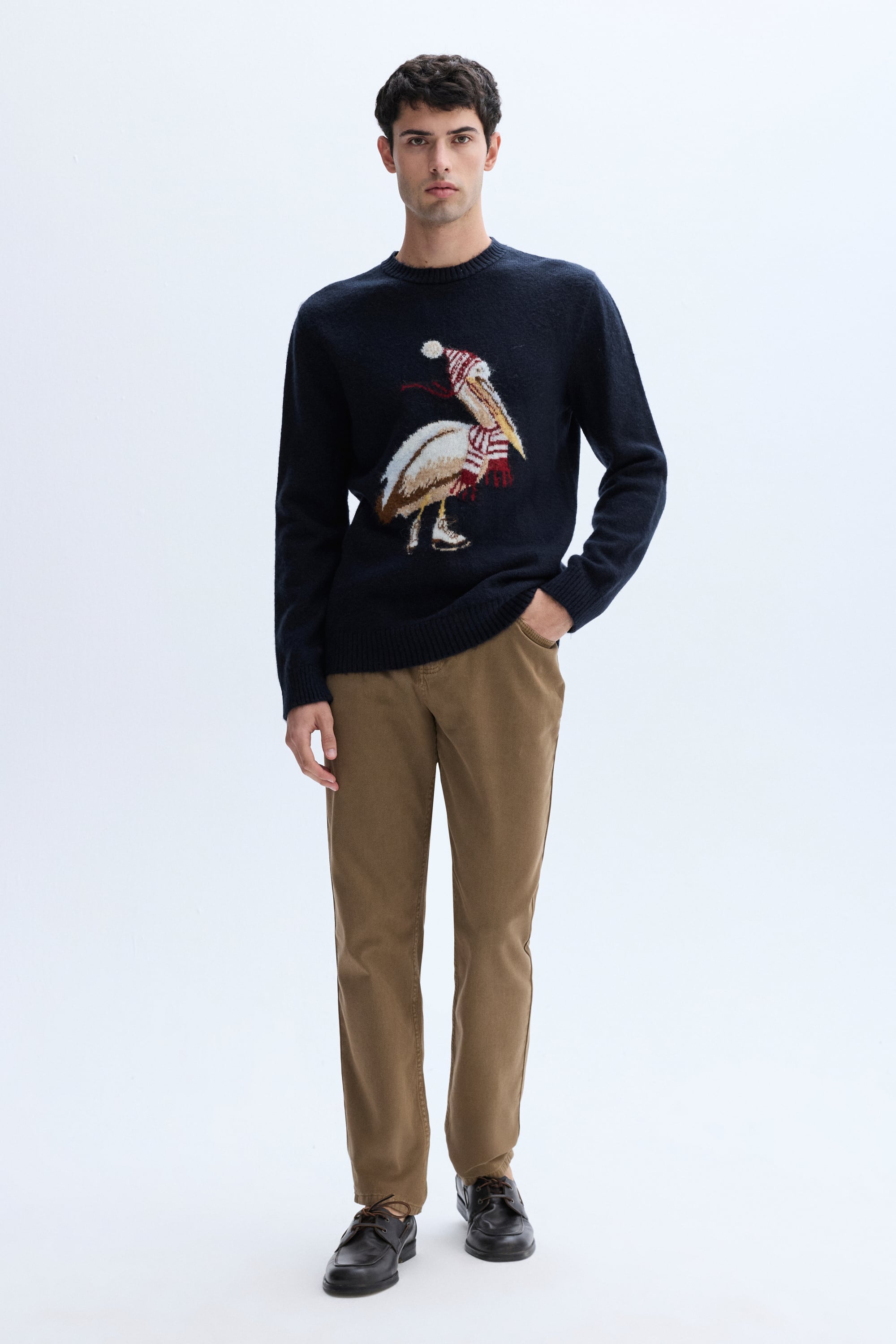 JAKARLI BİSİKLET YAKA KAZAK