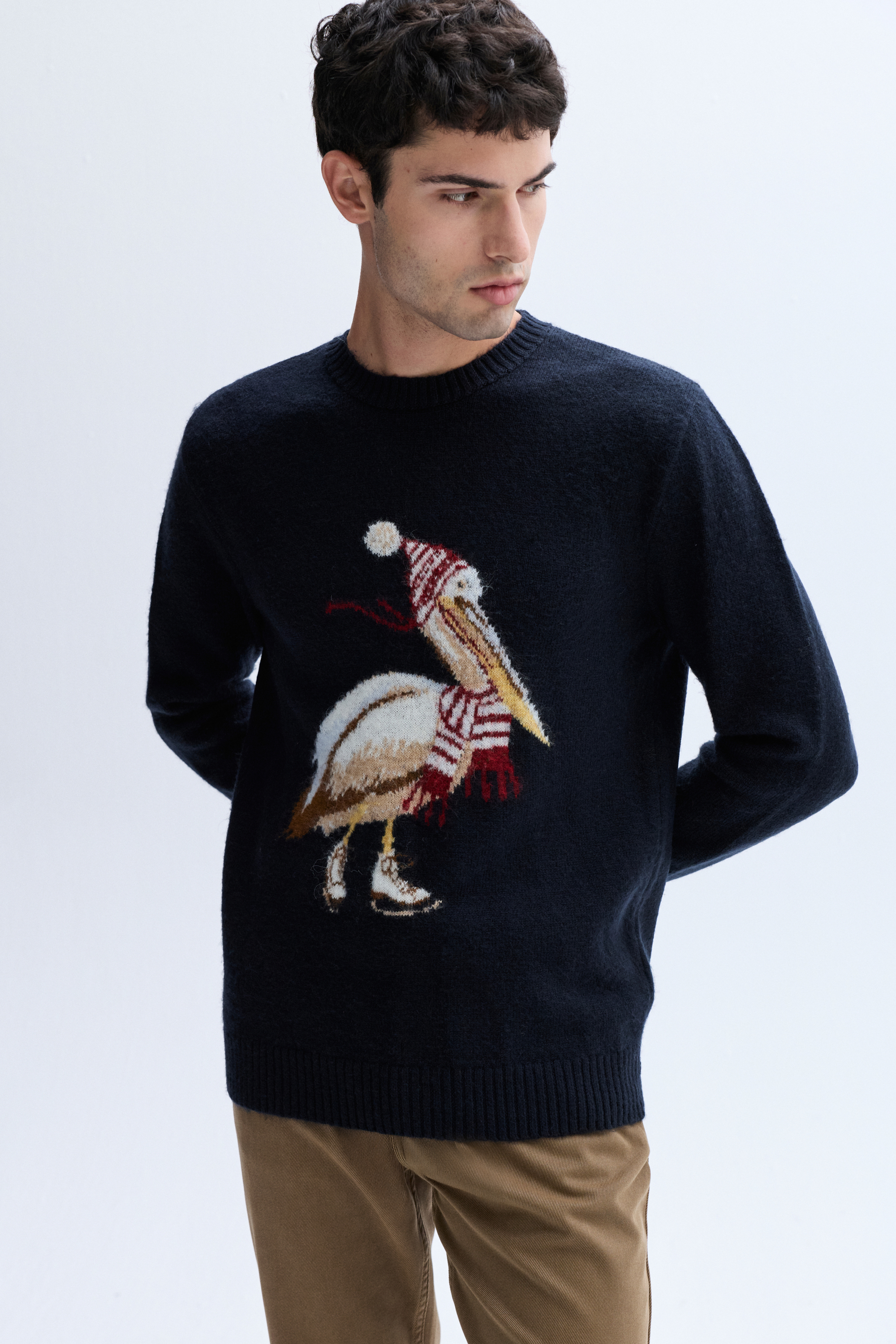 JAKARLI BİSİKLET YAKA KAZAK