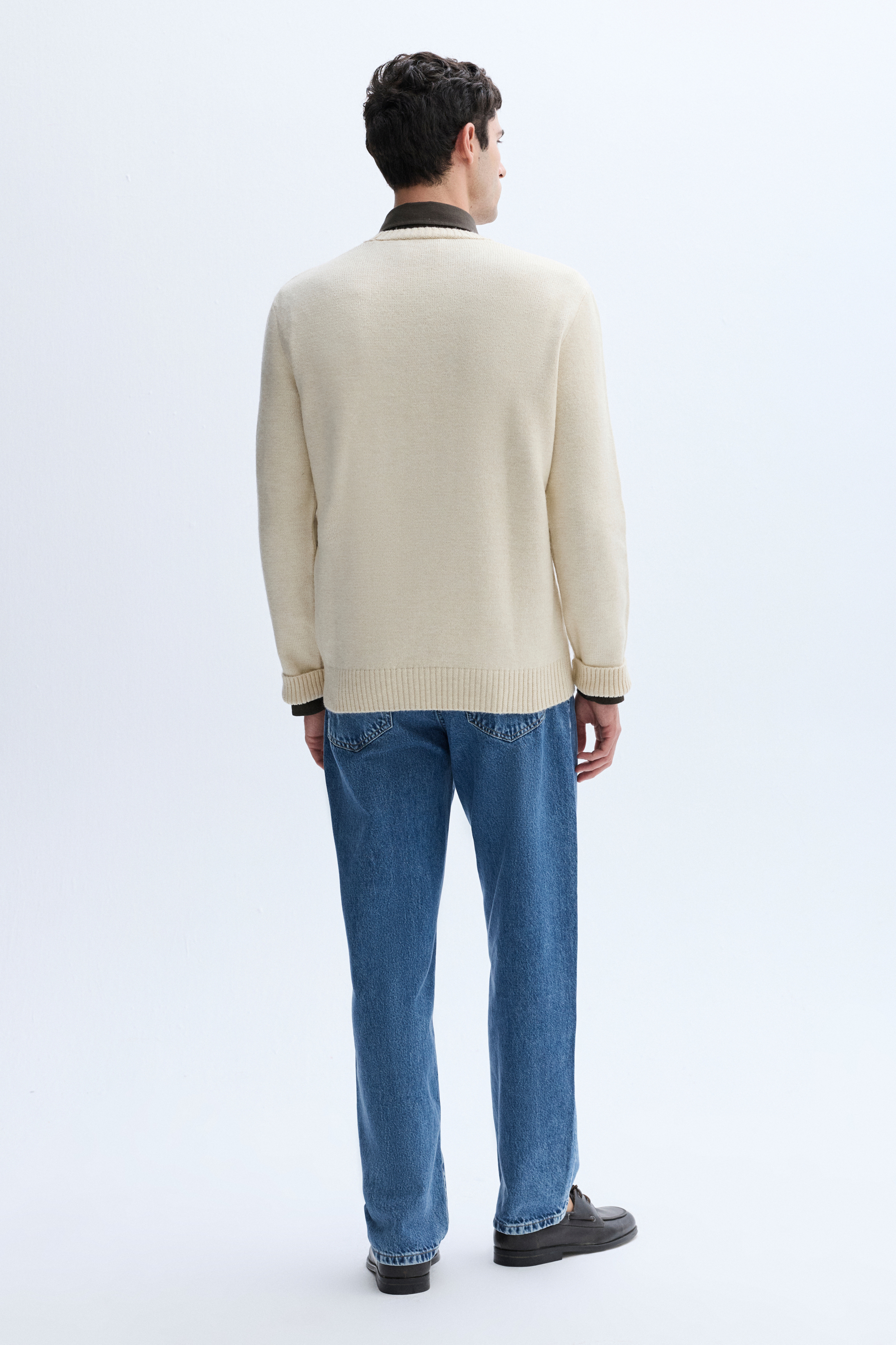 JAKARLI BİSİKLET YAKA KAZAK