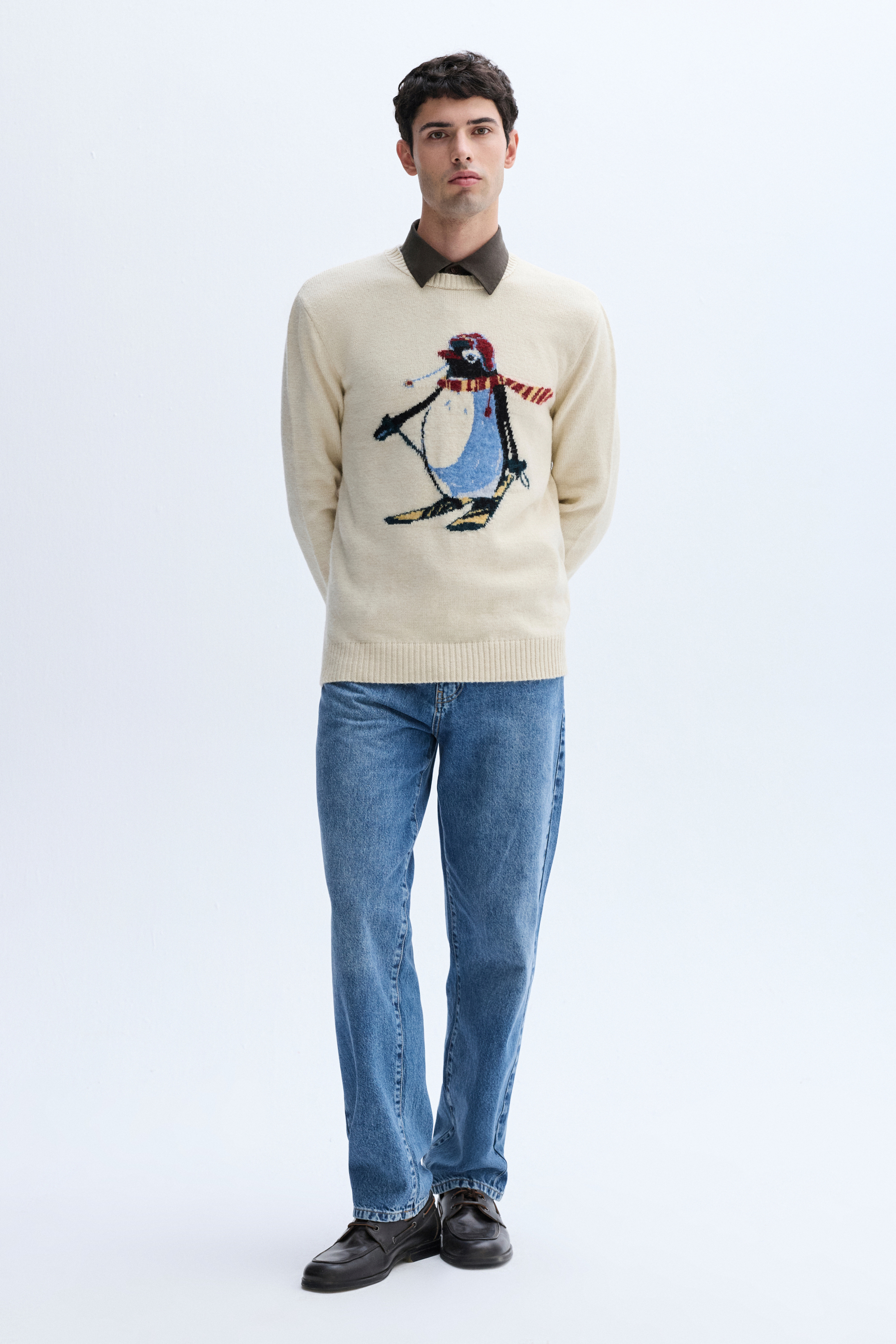 JAKARLI BİSİKLET YAKA KAZAK