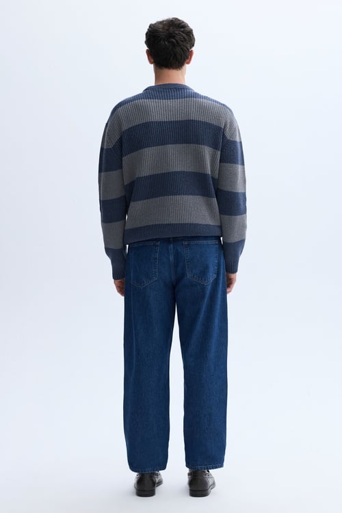 LOOSE FIT ÇİZGİLİ KAZAK