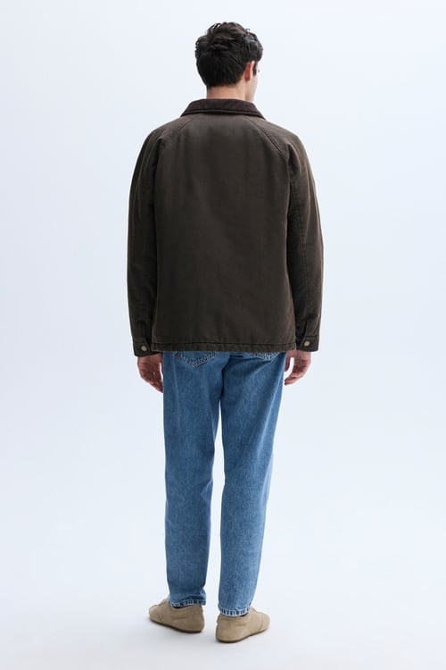 KADİFE YAKA MUMLU MONT