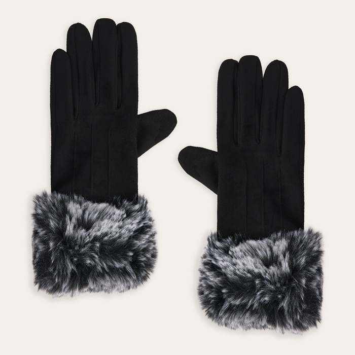 PELÜŞ DETAYLI ELDİVEN