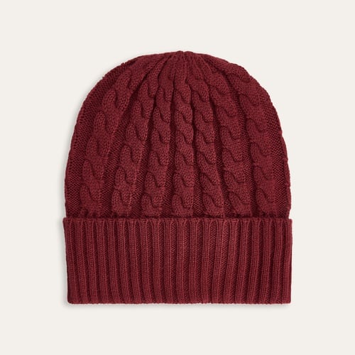 YÜN KARIŞIMLI ÖRGÜLÜ BERE