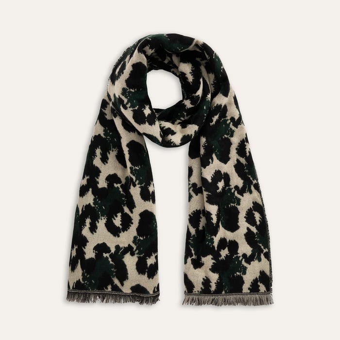 DESENLİ PÜSKÜLLÜ ATKI