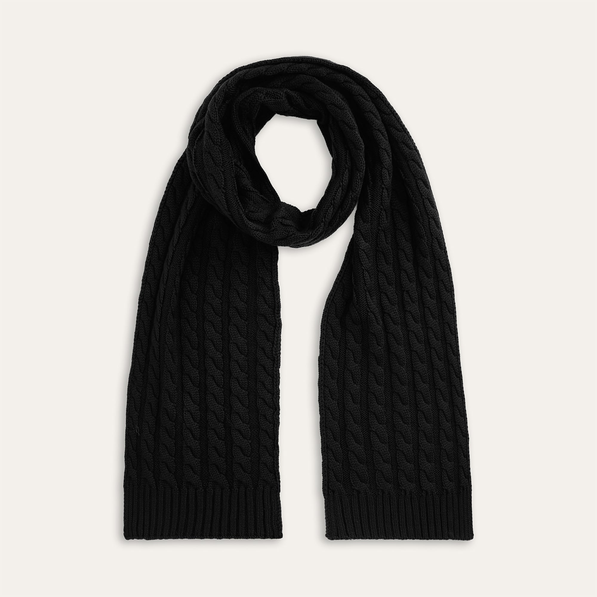 YÜN KARIŞIMLI ÖRGÜLÜ ATKI