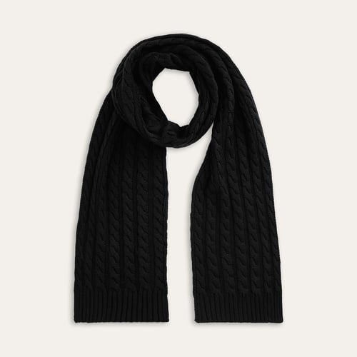 YÜN KARIŞIMLI ÖRGÜLÜ ATKI